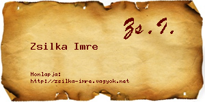 Zsilka Imre névjegykártya